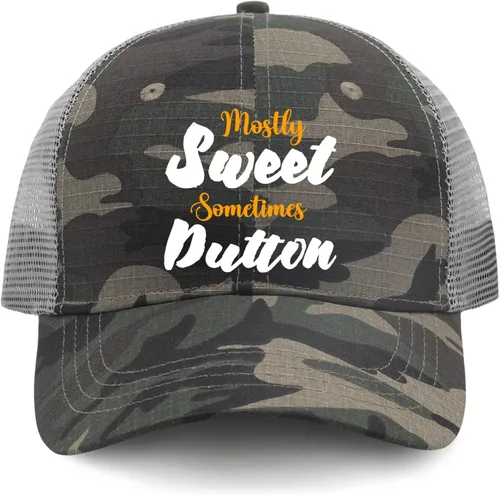 Vista 9 de devor Hat Mostly Sweet Sometimes Dutton Baseball Cap, Graphic Caps for Men