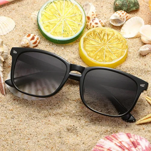 Vista 3 de DUSHINE - Gafas de sol polarizadas para mujer estilo clásico retro 100 protección UV
