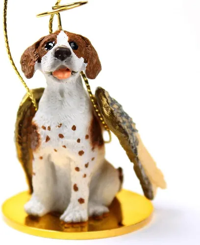 Vista 145 de Conversation Concepts Adorno navideño: Chihuahua, pelo largo 19-Dorado