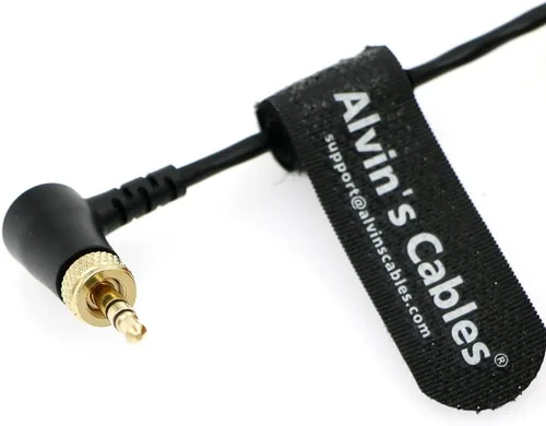 Vista 3 de Alvin's Cables Cable TRS a BNC de código de tiempo de 0.1 in para Canon C70 para Sony F55 FX9, Zaxcom, Zoom F4 F8 F8n de Deity Timecode Generator