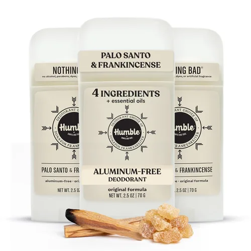 Vista 13 de Humble - Desodorante sin aluminio para mujeres y hombres, paquete variado, desodorante natural limpio y fresco en barra con aceites esenciales