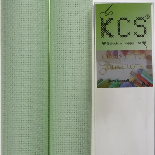 Vista 10 de KCS 2 cajas de tela de costura de algodón para punto de cruz de 15 x 18 pulgadas (blanco antiguo, 11 unidades)