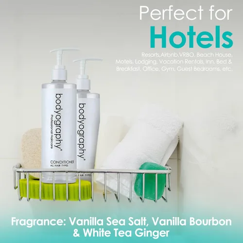 Vista 2 de World Amenities Bodyography Blanc Pump - Acondicionador suave y nutritivo para el cuidado del cabello