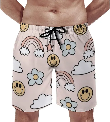Vista 4 de Traje de baño para hombre con forro de malla de secado rápido para hombre