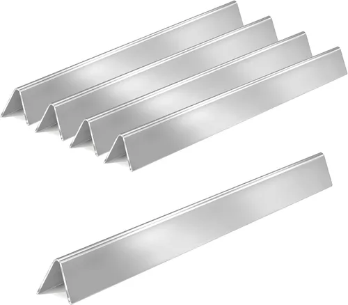 Vista 11 de GasSaf Barras aromatizantes de 17.5 pulgadas para Weber Genesis 300 E310 E20 E330, barras aromatizantes 7620 7621 para parrillas Weber Genesis 300