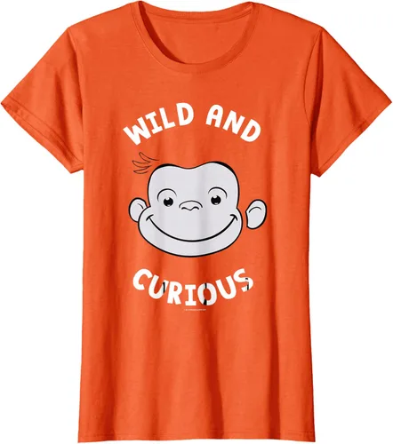 Vista 62 de Curious George Camiseta Big Face Wild and Curious Negro