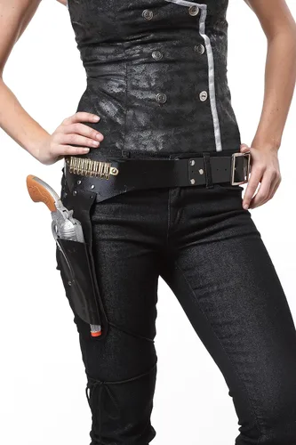 Vista 3 de California Costumes Disfraz de mujer pistolera, adulto