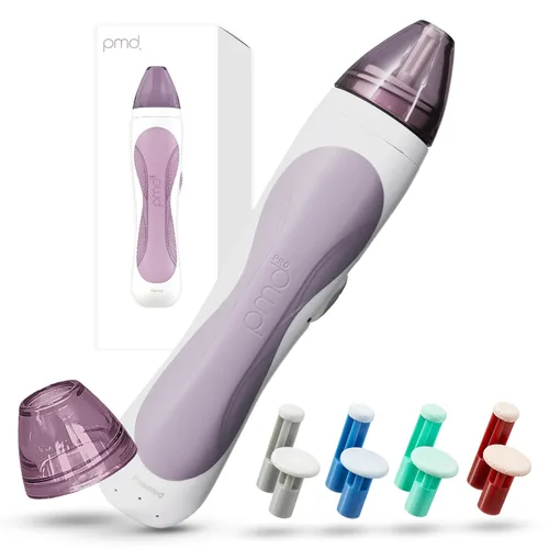 Vista 10 de PMD Beauty Personal Microderm Pro - At-Home Use, Facial Exfoliator Tool, Microdermabrasion Machine Kit for Face and Body Skincare