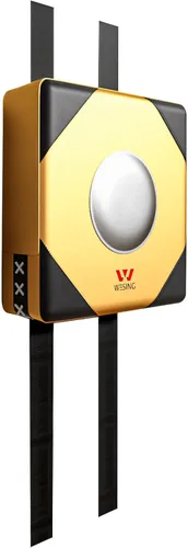 Vista 4 de Wesing - Almohadillas de boxeo para pared, boxeo, pared, enfoque, blanco, saco de boxeo, tapete para artes marciales