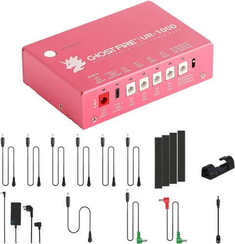 Vista 5 de GHOSTFIRE Fuente de alimentación de pedal TRUELY aislada con 5 salidas