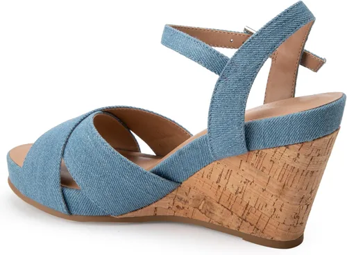 Vista 7 de Aerosoles Sandalia de cuña pastel para mujer