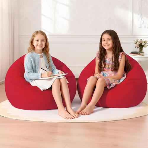 Vista 51 de Homguava - Sillón puff de 3 pies Sillón estilo puff grande de 3 pulgadas con relleno de espuma viscoelástica, sofá suave con funda de terciopelo