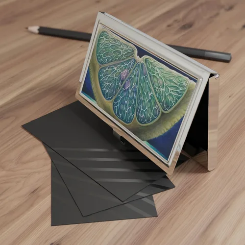 Vista 3 de Lime Wedge/Happy Hour Business Card Holder