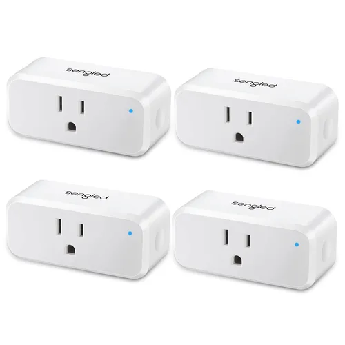 Vista 10 de Sengled Enchufe inteligente, emparejamiento automático S1 con dispositivos Alexa, monitoreo de energía, control remoto de salida inteligente