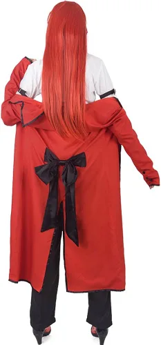 Vista 2 de miccostumes Disfraz de anime para hombre con corbata y bandas para el brazo