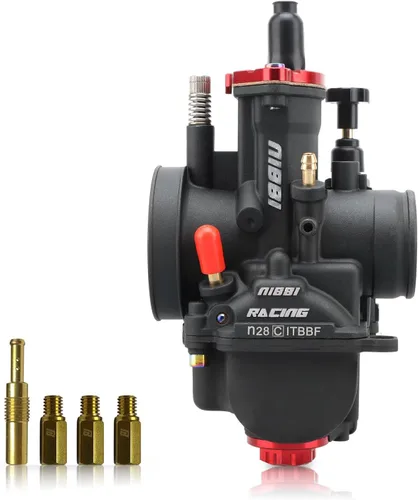 Vista 14 de NIBBI Carburador PWK de 24 mm con carburador Jets, Compatible con 125 cc-150 cc YAMAHA KAWASAKI SUZUKI Apollo SSR TTR SYM TAOTAO ATV, moto de cross