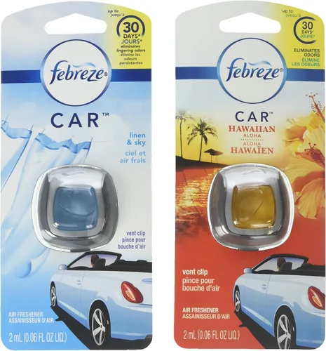 Vista 24 de Febreze AUTO - Clip de ventilación aromatizante para automóvil Ember, 0.07 onzas. Clip de ventilación para automóvil, paquete de 2 (EMBER)