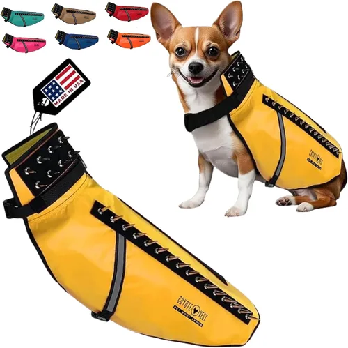 Vista 39 de CoyoteVest Chaleco Protector de Arnés para Perro, Accesorios Reflectantes para Perro con Picos para Proteger a tu Mascota de Ataques de Rapaces