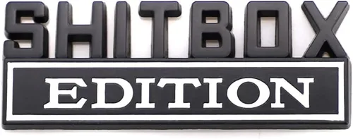Vista 7 de Fuck IT Edition Emblema para el lado del coche, parte trasera, capó delantero, puerta del maletero, parachoques de metal 3D, calcomanía para F-150