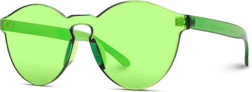 Vista 4 de Wearme Pro - Lentes para sol Super Retro Redondos, transparentes.