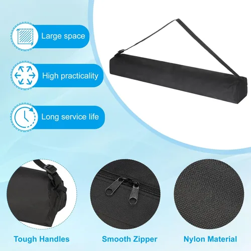 Vista 3 de PATIKIL Funda de transporte para trípode de 22.83 x 3.15 pulgadas, 1 bolsa de trípode acolchada de nailon con asas para soportes de luz, accesorios