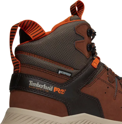 Vista 7 de Timberland PRO Botas de trabajo industriales impermeables con punta de Marrón medio