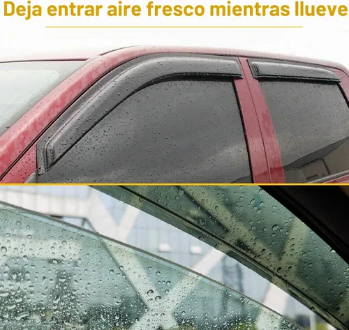 Vista 4 de Viseras de Lluvia para Ventanas para Chevy Silverado/GMC Sierra 1999-2006 1500/2500/3500/2500HD, Viseras de Ventilación para Ventanas Sombras