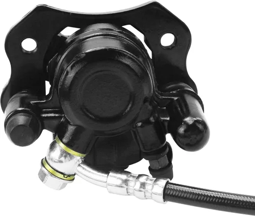 Vista 7 de PRO BAT Sistema de pinza de freno de disco hidráulico trasero con pastillas y rotor de disco para 50cc 110cc 125cc 150cc 200cc 250cc Quad Dirt Bike