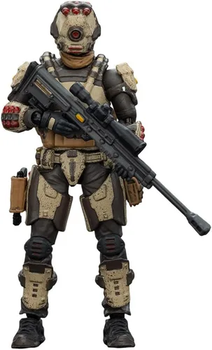 Vista 13 de Figura de acción JoyToy 1/25 Dark Source UNSC Sniper Foster Colección Modelo Regalos de Cumpleaños Jt01994