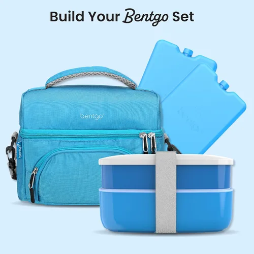 Vista 6 de Bentgo Chillers Ice Packs: diseño delgado y reutilizable de enfriamiento de congelación rápida mantiene la comida fresca en loncheras, bolsas