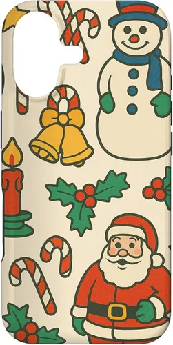 Vista 32 de Patrón retro de los años 90, decoración nostálgica de vacaciones para iPhone 16