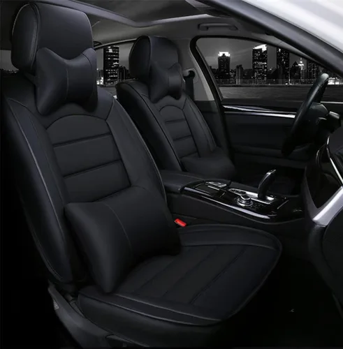 Vista 2 de Juego completo de fundas de asiento de automóvil para CITROEN DS3 DS4 DS5 (compatible con bolsa de aire), protector de cojines de asiento