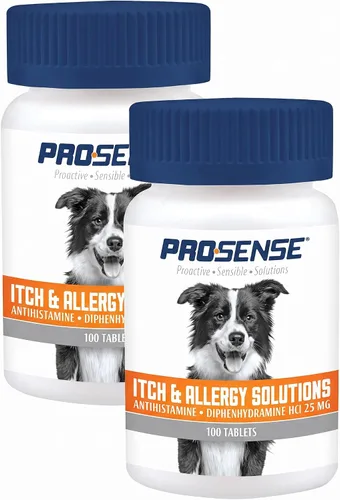 Vista 7 de Pro-Sense - Antihistamínico para la picazón y la alergia para perros Alivio rápido para ojos llorosos y picazón debido a irritación leve de la piel