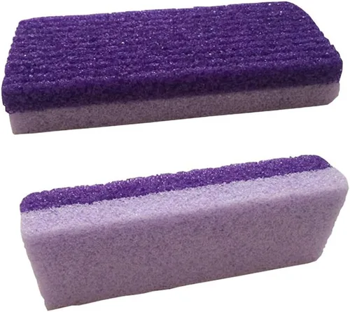 Vista 5 de Raspador de pies para pies, 3 piezas, exfoliador, herramienta de pedicura, piedra pómez para pies, removedor de bloques de piedra pómez, depurador