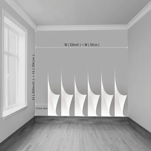 Vista 5 de Murales de pared 3D para techo, cielo azul y nubes blancas, papel tapiz panorámico extraíble, con ondas de nube, adecuado para decoración del hogar