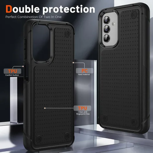 Vista 5 de Funda diseñada para Samsung Galaxy A13 5G, Galaxy A32 5G, regalo de grado militar, funda protectora contra caídas a prueba de golpes para Galaxy A13