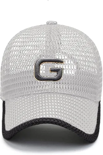 Vista 2 de FASHIXD Gorra de béisbol para hombre, de malla de verano, transpirable, para correr, deportes al aire libre, de secado rápido