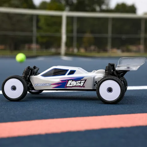 Vista 4 de Losi Micro-B 2 ruedas tracción Buggy Plata RTR LOS00007T2 plateado
