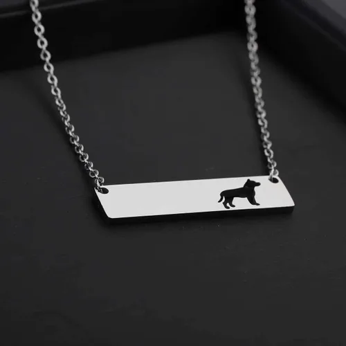 Vista 3 de ENSIANTH Collar de regalo para amantes de los perros, regalo para dueños de perros, collar de mamá y perro