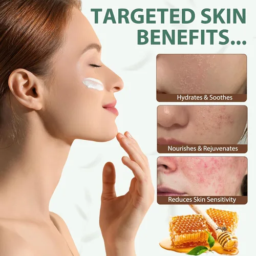 Vista 2 de ReliCo Sarga de ternera batida para la piel humectante facial – Sarga de res orgánica alimentada con pasto batido con crema de miel para el cuerpo