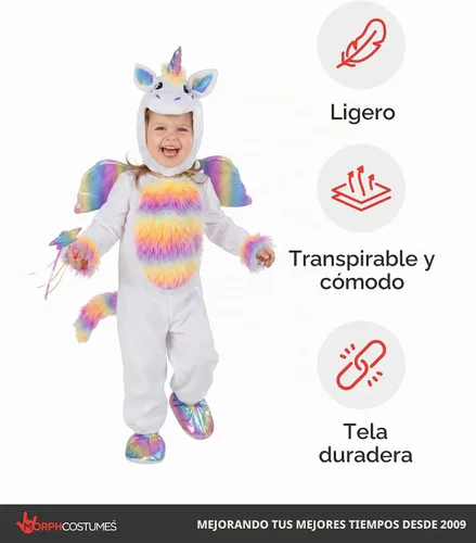 Vista 7 de Morph, Disfraz de unicornio para niños, disfraces de Halloween para niños