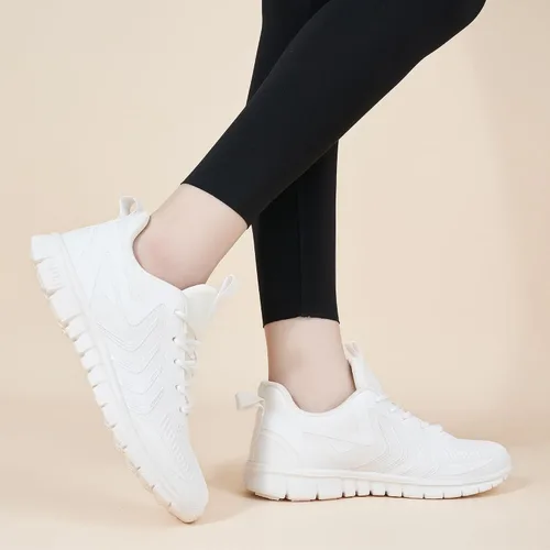 Vista 4 de Judxsious Womens Sneakers Casual Running Shoes Comfortable Tennis Shoes Women's Fashion Sneakers Lightweight Walking Shoes Breathable Athletic Gym