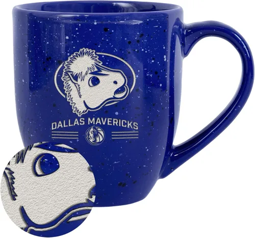Vista 90 de Rico Industries NBA 16 oz Team Color Laser Engraved Speckled Ceramic Coffee Mug 3-Color del