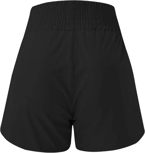 Vista 5 de High Waisted Cotton Biker Shorts Women Sport Sports Lightweight Womens Shorts for Summer Pants High Rise Cargo Shorts Black