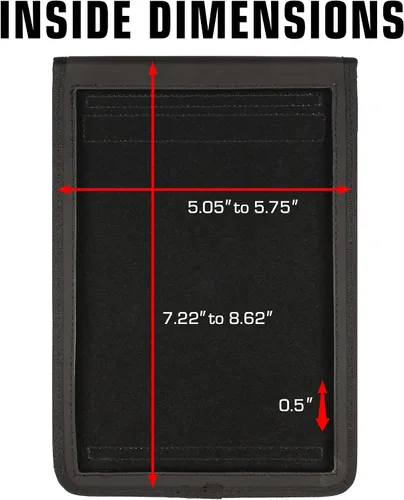 Vista 3 de USA GEAR FlexARMOR X - Funda para tablet de 7 a 8 pulgadas con protector de pantalla táctil integrado y correa para el hombro, compatible con iPad