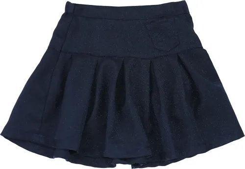 Vista 11 de ToBeInStyle Falda Uniforme Niña Negro - Laterales de botón