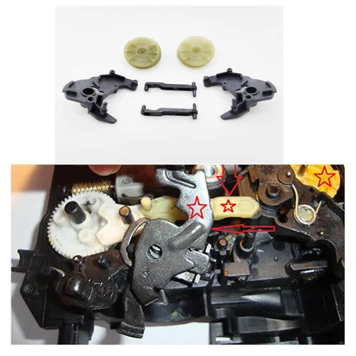 Vista 5 de Kit de reparación de actuador de bloqueo central de cerradura de puerta izquierda y derecha compatible con BMW Serie 3 E90 E91 E92 E93