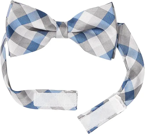Vista 8 de Van Heusen Conjunto de traje formal adaptable de 4 piezas para niños chaleco pantalones camisa de vestir con cuello y corbata de lazo con cierre