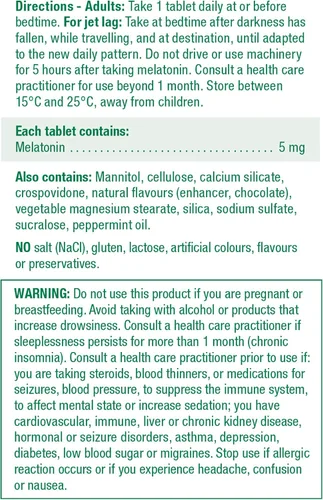 Vista 3 de Jamieson Tabletas de disolución rápida de melatonina 5 mg 100