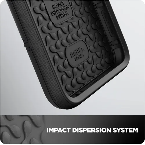 Vista 3 de ENCASED Funda protectora para Samsung Galaxy S22 Ultra - Cubierta de teléfono resistente (negro)